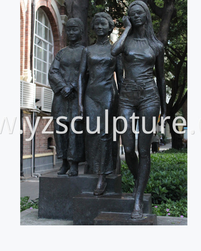 Bronze Woman Sculpture 